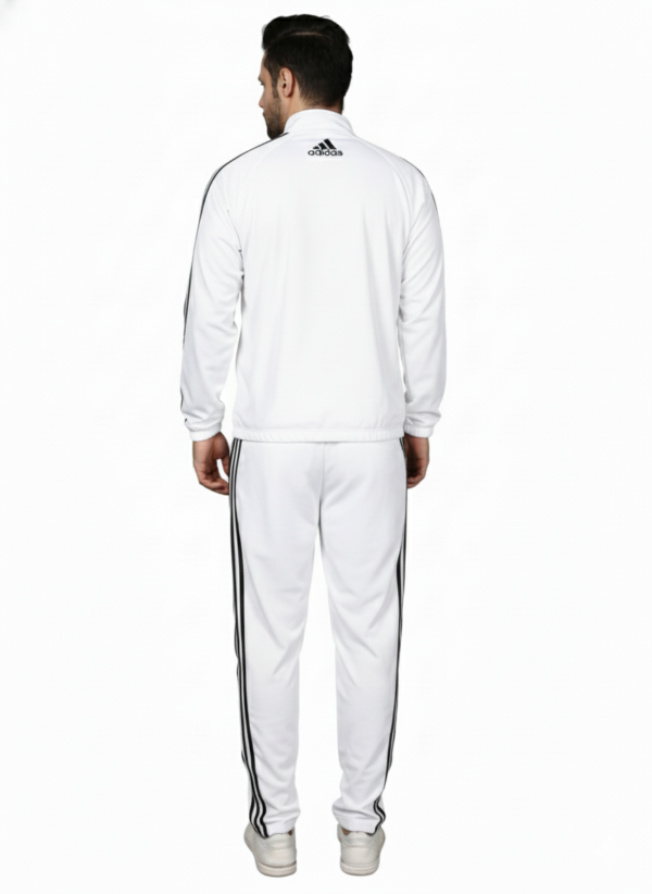 Gemini_Generated_Image_9dhmks9dhmks9dhm Adidas Striped Men White Track Suit (Jacket & Track Pant)
