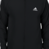 Adidas Striped Men Black Track Suit (White Jacket & Track Pant)