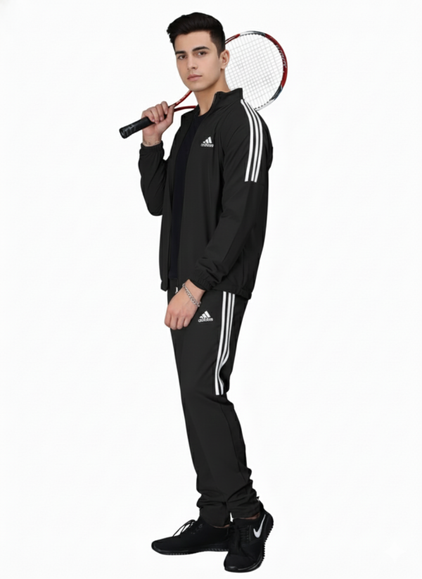Gemini_Generated_Image_y4oj8dy4oj8dy4oj ADIDAS Half Striped Men Black TrackSuit (Jacket &Track-Pants) – L